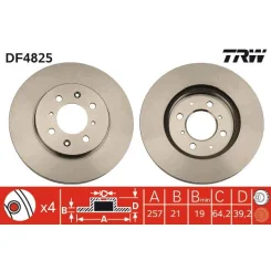 Féktárcsa - TRW (DF4825)