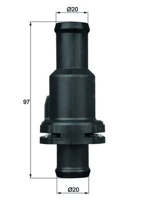 Termosztát, Hűtőfolyadék - MAHLE (TH580)