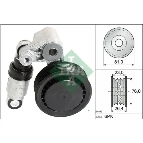 Feszítőkar, Hosszbordás Szíj - Schaeffler INA (534001110)