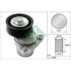 Feszítőkar, Hosszbordás Szíj - Schaeffler INA (534032610)