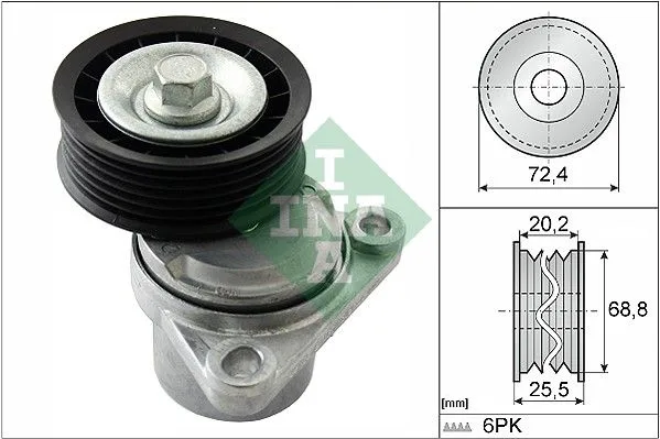 Feszítőkar, Hosszbordás Szíj - Schaeffler INA (534032610)
