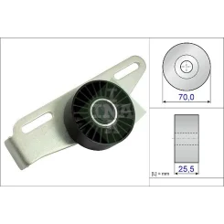 Feszítőgörgő, Hosszbordás Szíj - Schaeffler INA (531086810)