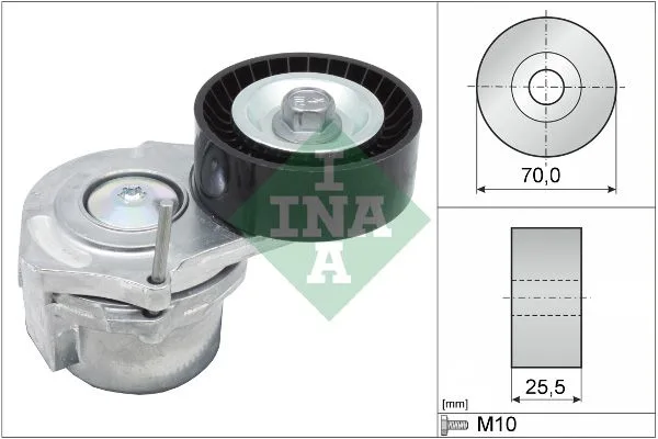 Feszítőkar, Hosszbordás Szíj - Schaeffler INA (534043810)