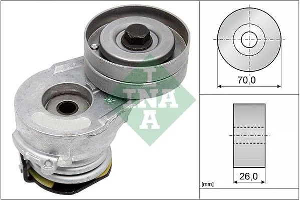 Feszítőkar, Hosszbordás Szíj - Schaeffler INA (534008230)