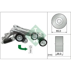 Feszítőkar, Hosszbordás Szíj - Schaeffler INA (534044610)