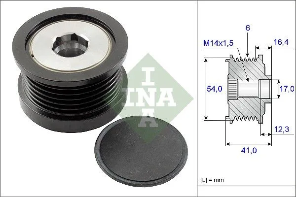 Generátor Szabadonfutó - Schaeffler INA (535025910)
