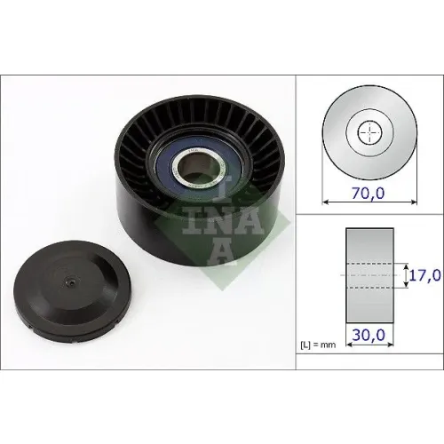 Feszítőgörgő, Hosszbordás Szíj - Schaeffler INA (531087310)