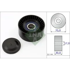 Feszítőgörgő, Hosszbordás Szíj - Schaeffler INA (531087310)