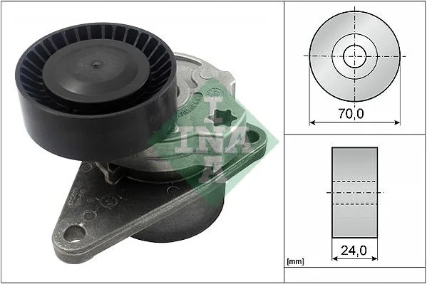 Feszítőkar, Hosszbordás Szíj - Schaeffler INA (534010310)