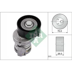 Feszítőkar, Hosszbordás Szíj - Schaeffler INA (534012320)