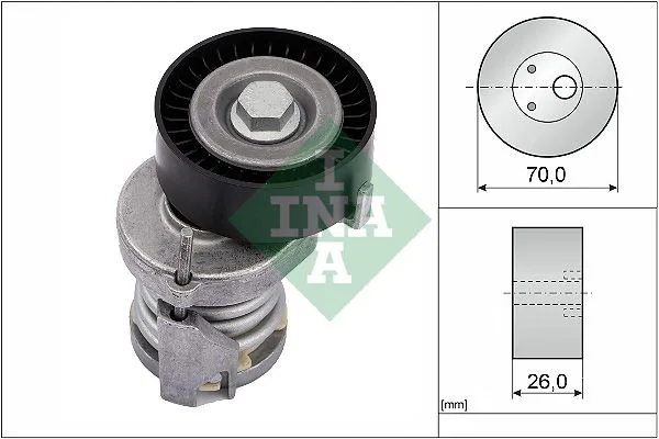 Feszítőkar, Hosszbordás Szíj - Schaeffler INA (534012320)