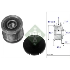 Generátor Szabadonfutó - Schaeffler INA (535008510)