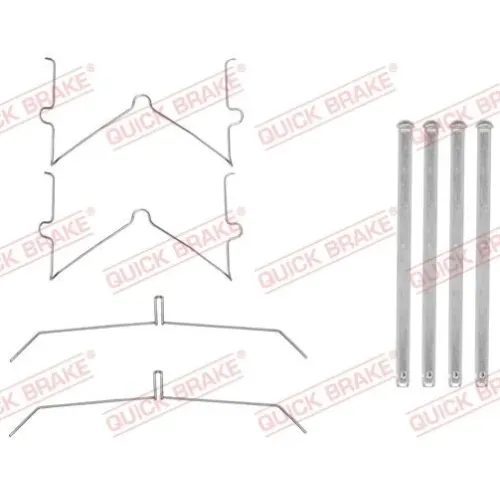 Fekbetét Szer. Szett Toyota P. Land Cruiser 4,5 D/4,6-4,7 V8 08- - QUICK BRAKE (QB109-0003)