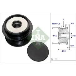 Generátor Szabadonfutó - Schaeffler INA (535020810)