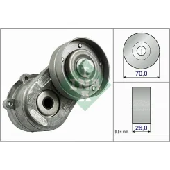 Feszítőkar, Hosszbordás Szíj - Schaeffler INA (534044810)