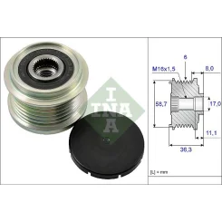 Generátor Szabadonfutó - Schaeffler INA (535016010)