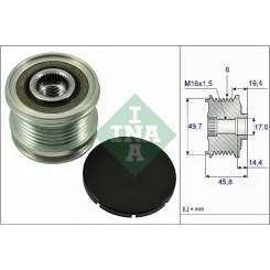 Generátor Szabadonfutó - Schaeffler INA (535016810)