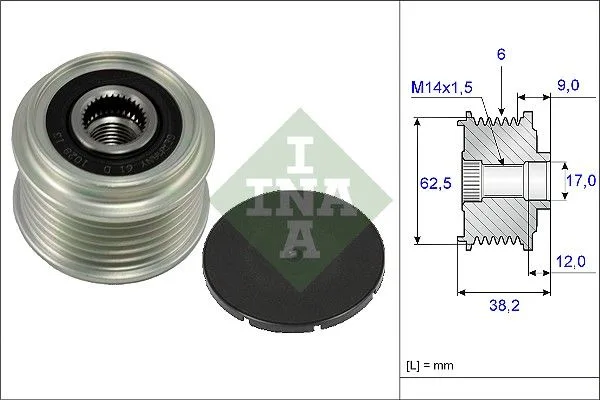 Generátor Szabadonfutó - Schaeffler INA (535021910)
