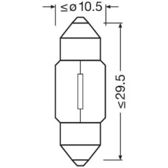 Izzó, Ajtólámpa - ams-OSRAM (OSR6438SET)