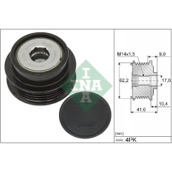 Generátor Szabadonfutó - Schaeffler INA (535033810)