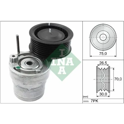 Szíjfeszítő, Hosszbordás Szíj - Schaeffler INA (534060310)