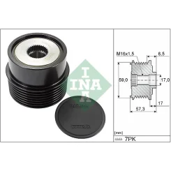 Generátor Szabadonfutó - Schaeffler INA (535031410)