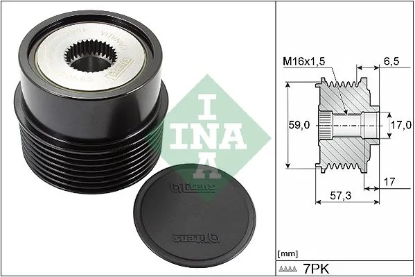 Generátor Szabadonfutó - Schaeffler INA (535031410)