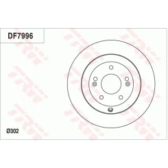 Féktárcsa - TRW (DF7996)