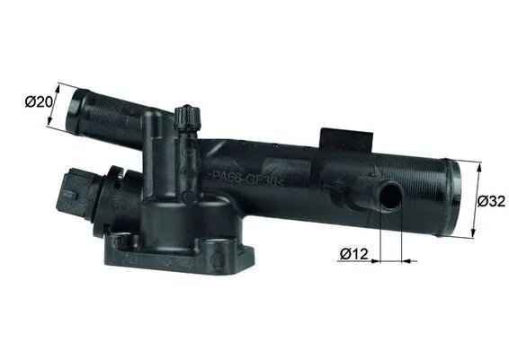 Termosztát, Hűtőfolyadék - MAHLE (TI3989)