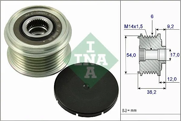 Generátor Szabadonfutó - Schaeffler INA (535026310)