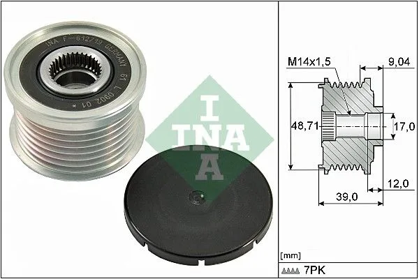 Generátor Szabadonfutó - Schaeffler INA (535027510)