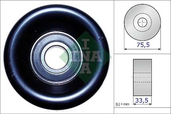 Feszítőgörgő, Hosszbordás Szíj - Schaeffler INA (531082710)