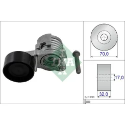 Feszítőkar, Hosszbordás Szíj - Schaeffler INA (534043210)