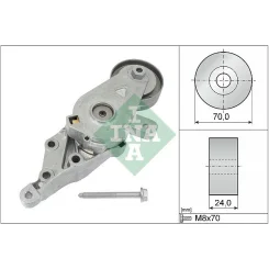 Feszítőkar, Hosszbordás Szíj - Schaeffler INA (534014030)