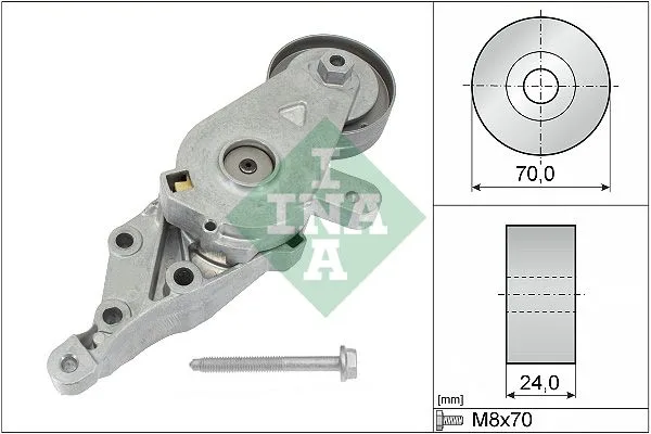 Feszítőkar, Hosszbordás Szíj - Schaeffler INA (534014030)