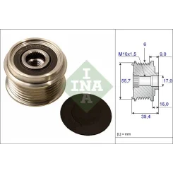 Generátor Szabadonfutó - Schaeffler INA (535006010)