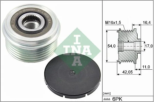 Generátor Szabadonfutó - Schaeffler INA (535028510)