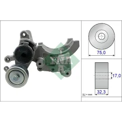 Feszítőkar, Hosszbordás Szíj - Schaeffler INA (534045210)