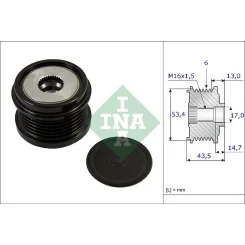 Generátor Szabadonfutó - Schaeffler INA (535023710)