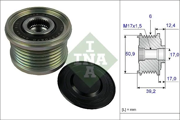 Generátor Szabadonfutó - Schaeffler INA (535024710)