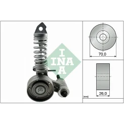 Feszítőkar, Hosszbordás Szíj - Schaeffler INA (533008530)
