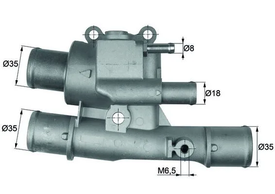 Termosztát, Hűtőfolyadék - MAHLE (TI12388)