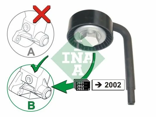 Feszítőgörgő, Hosszbordás Szíj - Schaeffler INA (531079010)