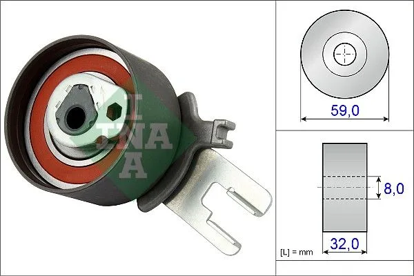 Feszítő, Fogasszíj - Schaeffler INA (531085910)