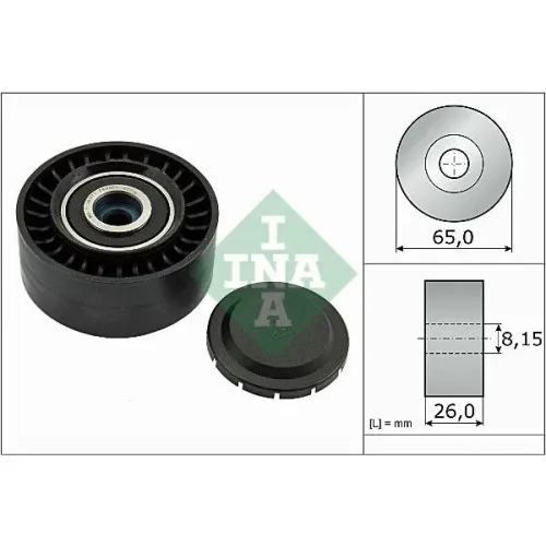 Szíjtárcsa/Vezetőgörgő, Hosszbordás Szíj - Schaeffler INA (532056410)