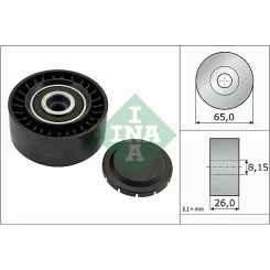 Szíjtárcsa/Vezetőgörgő, Hosszbordás Szíj - Schaeffler INA (532056410)