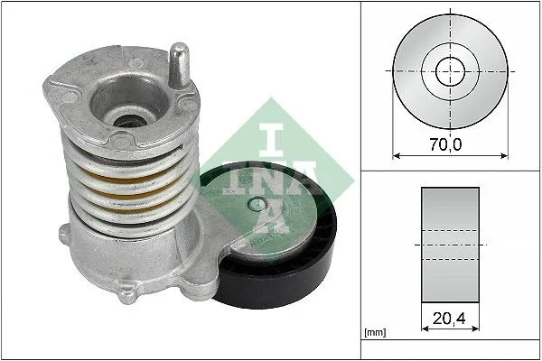 Feszítőkar, Hosszbordás Szíj - Schaeffler INA (534003010)