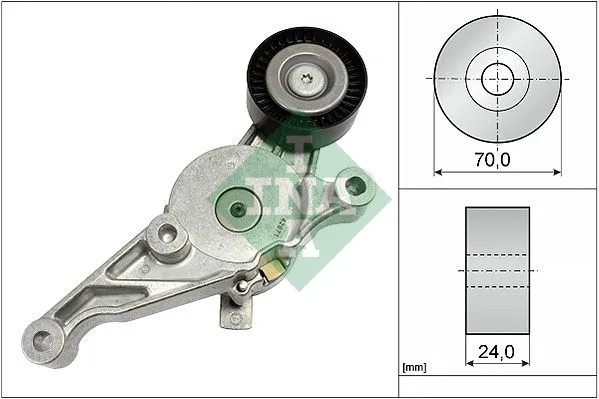 Feszítőkar, Hosszbordás Szíj - Schaeffler INA (534015110)