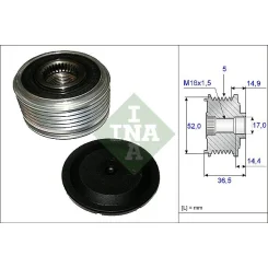 Generátor Szabadonfutó - Schaeffler INA (535012910)