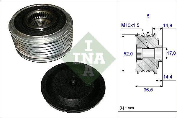 Generátor Szabadonfutó - Schaeffler INA (535012910)